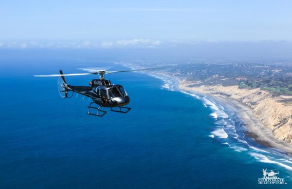 Corporate Helicopters over La Jolla