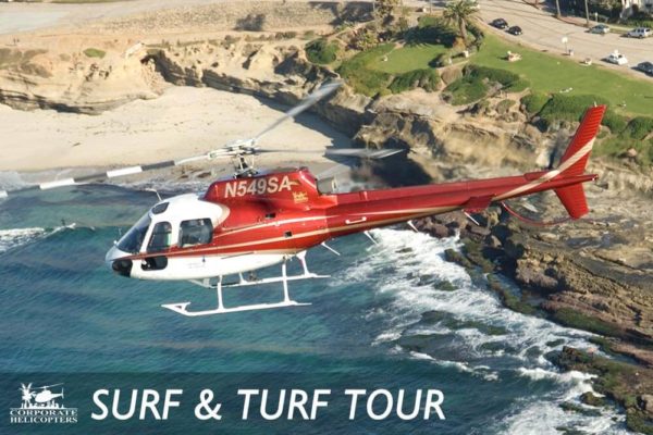 San Diego Surf and Turf Helicopter Tour