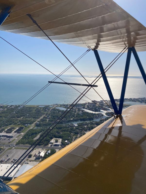 Vintage Biplane Rides - Rockport Texas Open Cockpit