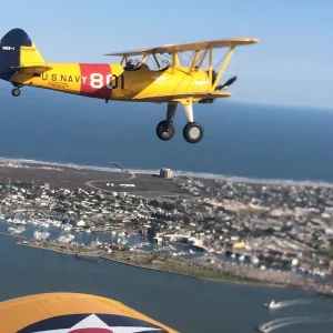 Biplane Rides and Scenic Flights over Mustang Beach